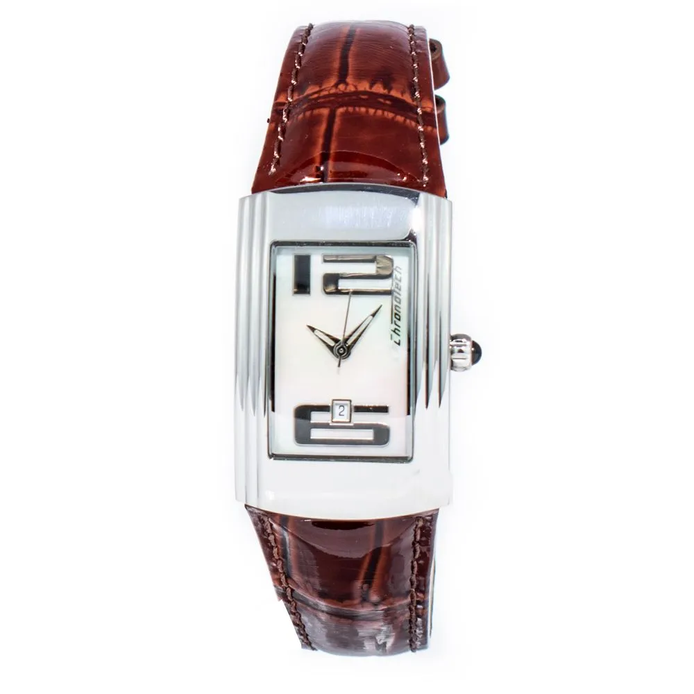 Chronotech Women's Brown Leather Watch