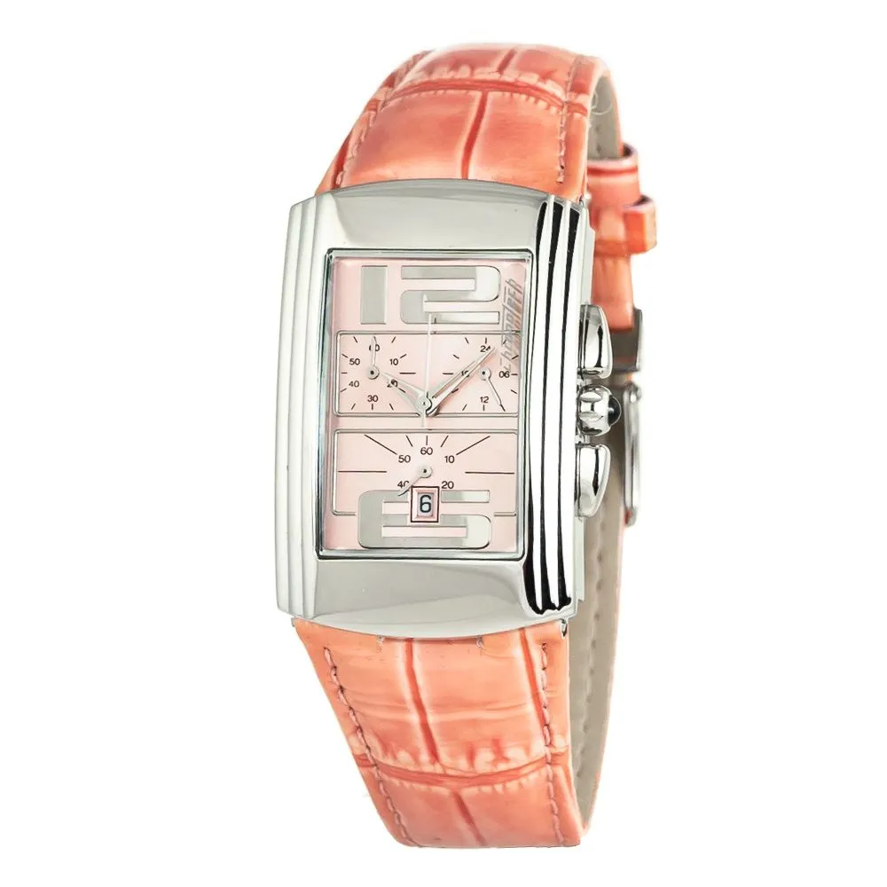 Chronotech Women's Multicolor Leather Watch
