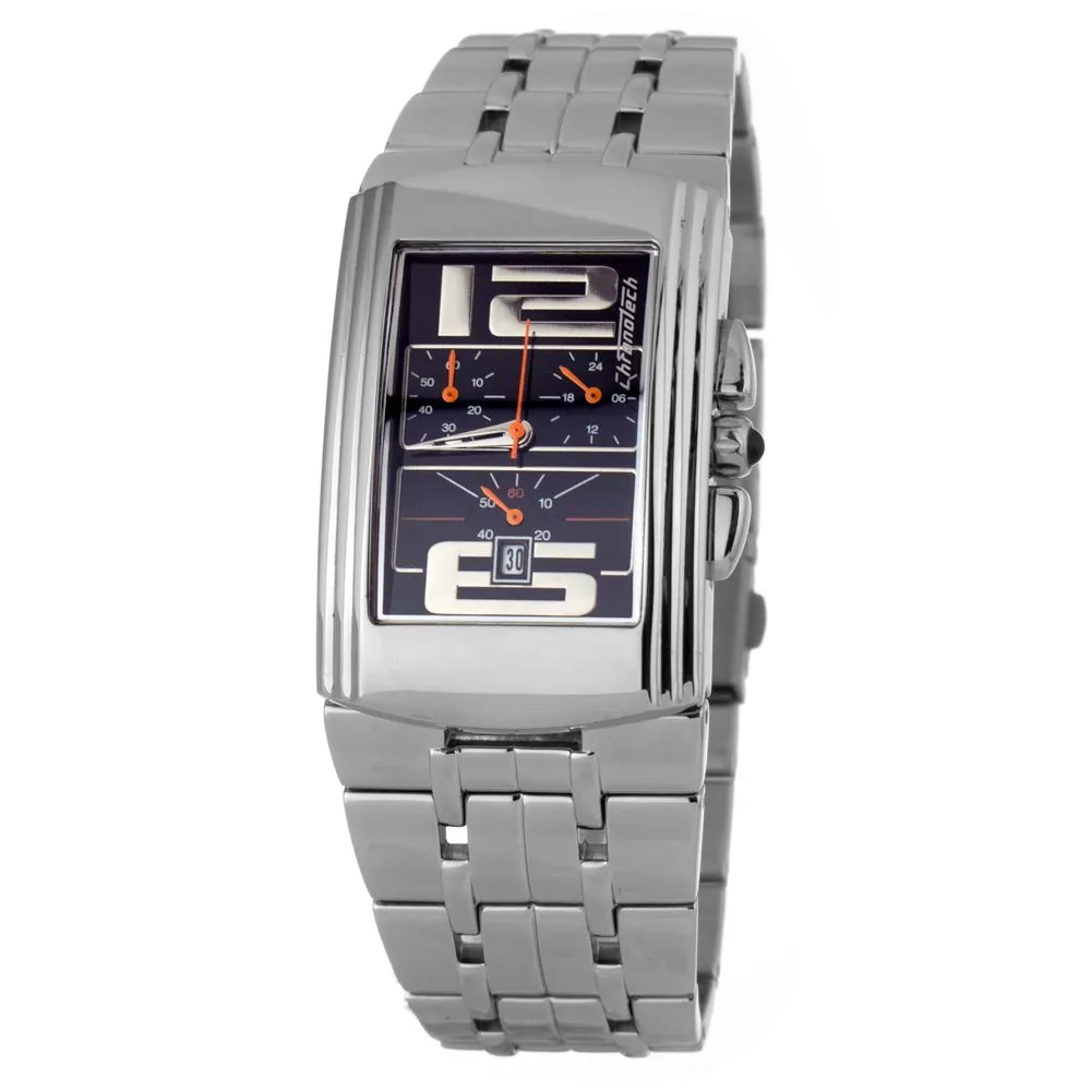 Chronotech Men's Silver Stainless Steel Watch