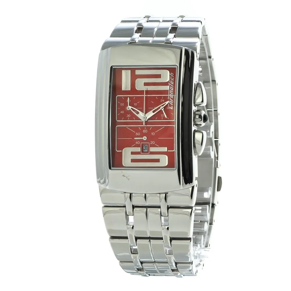 Chronotech Unisex Silver Steel Watch