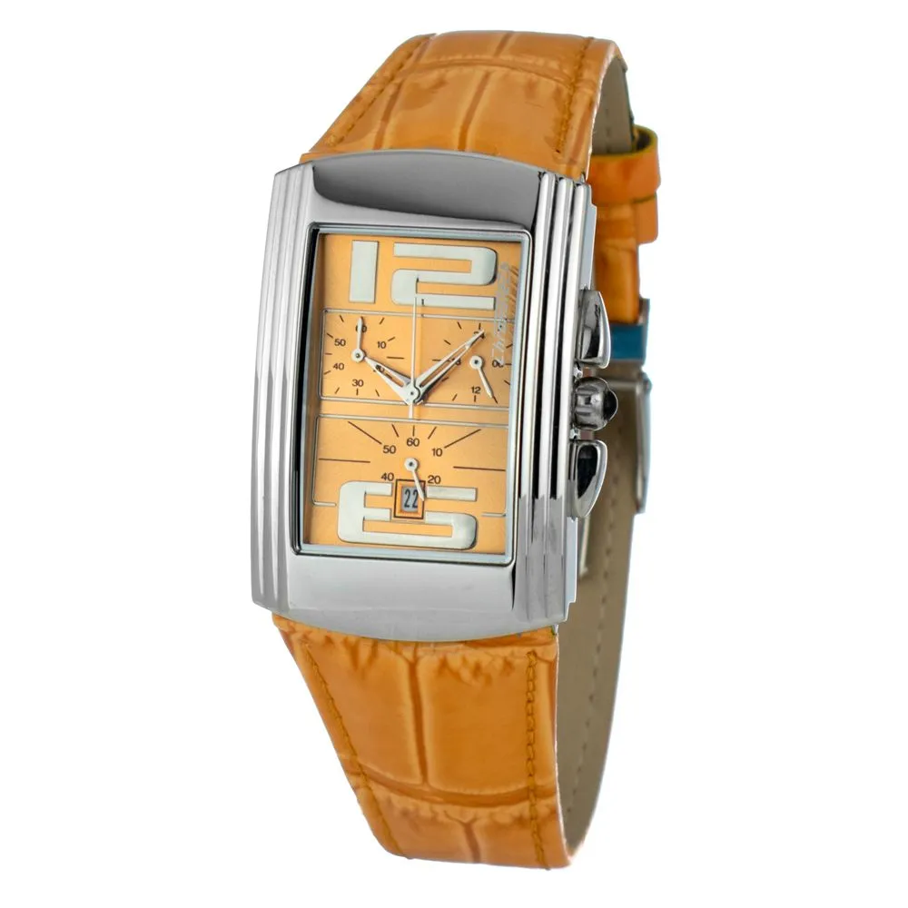 Chronotech Women's Orange Leather Watch