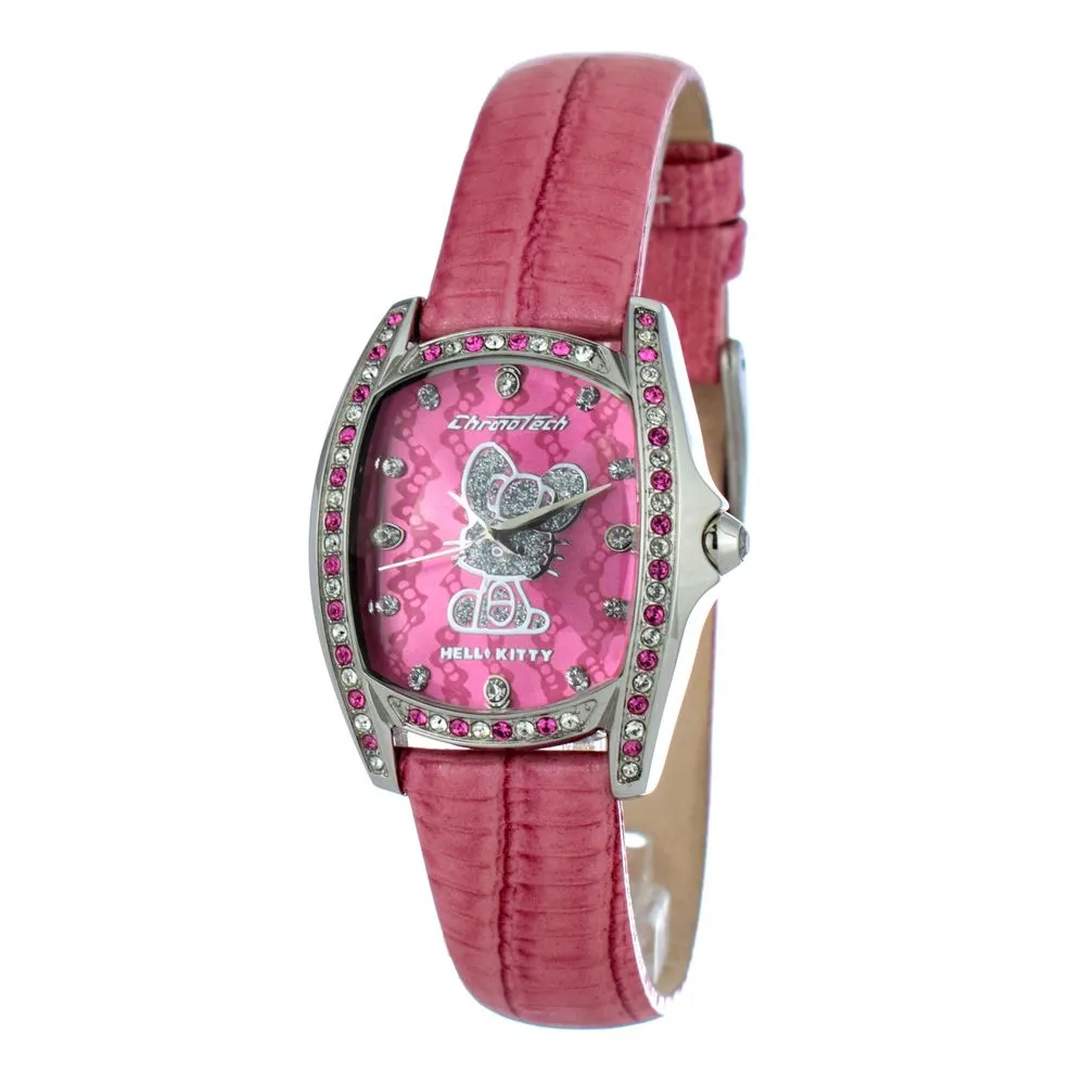 Chronotech Women's Multicolor Leather Watch