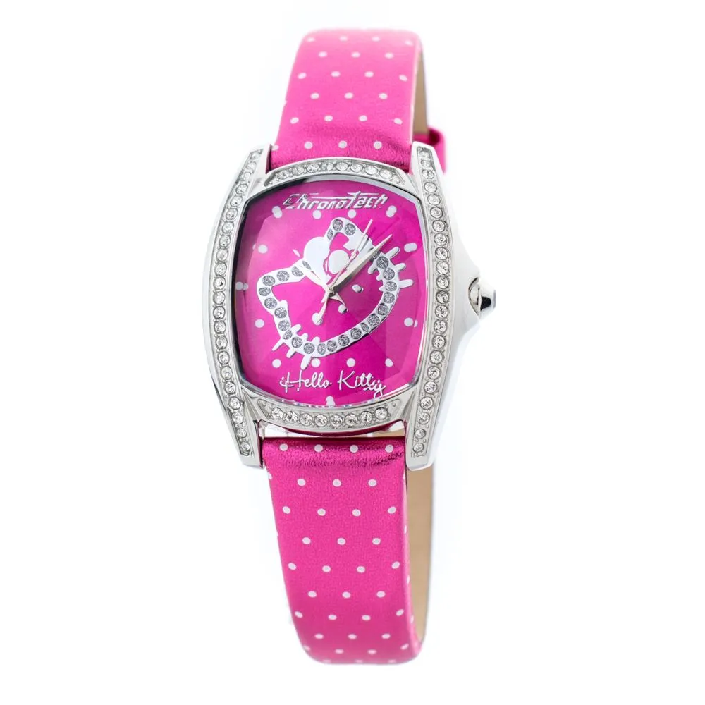 Chronotech Women's Multicolor Leather Watch