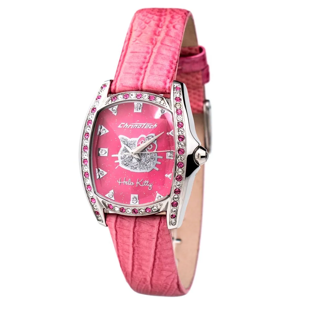Chronotech Women's Multicolor Leather Watch