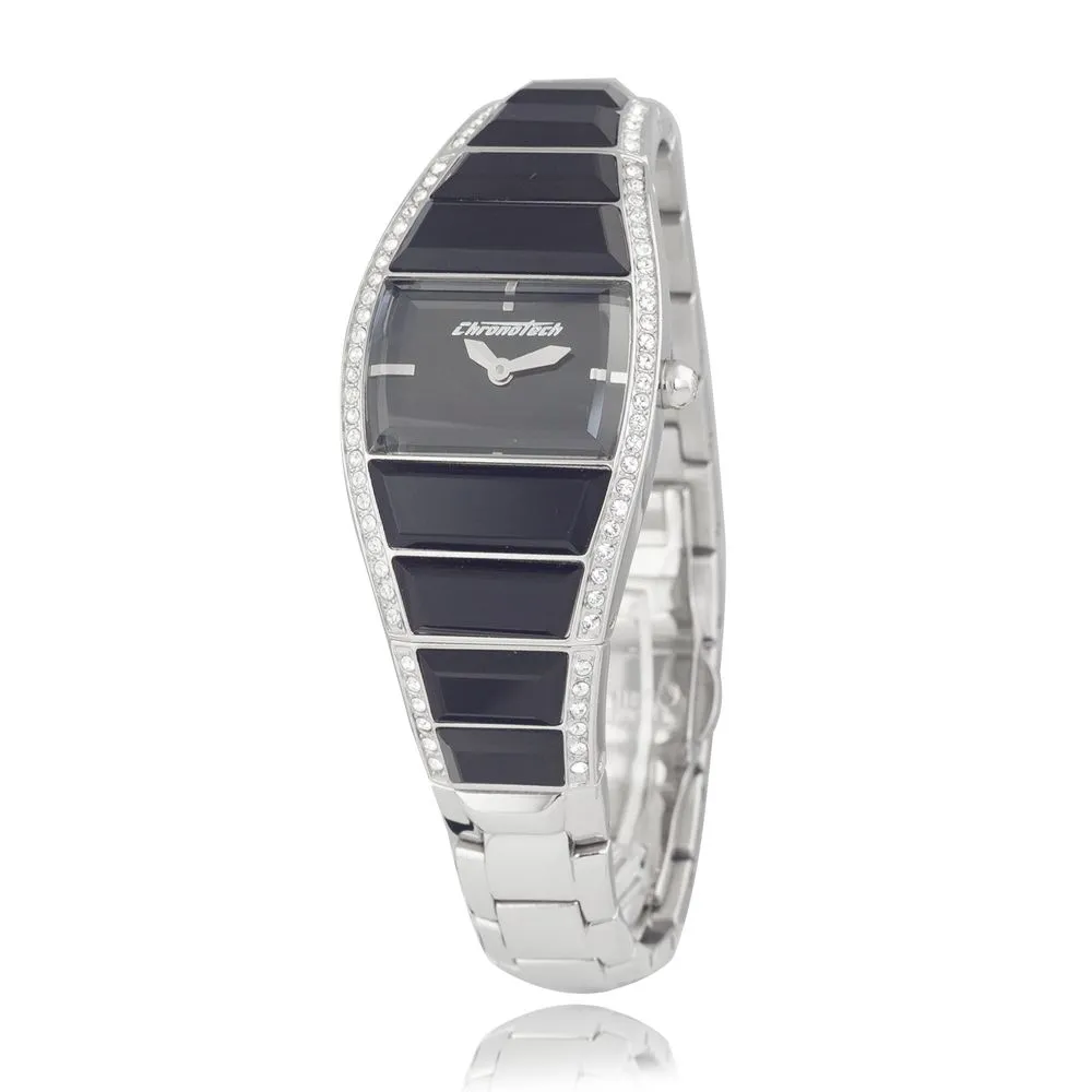 Chronotech Women's Silver Steel Watch