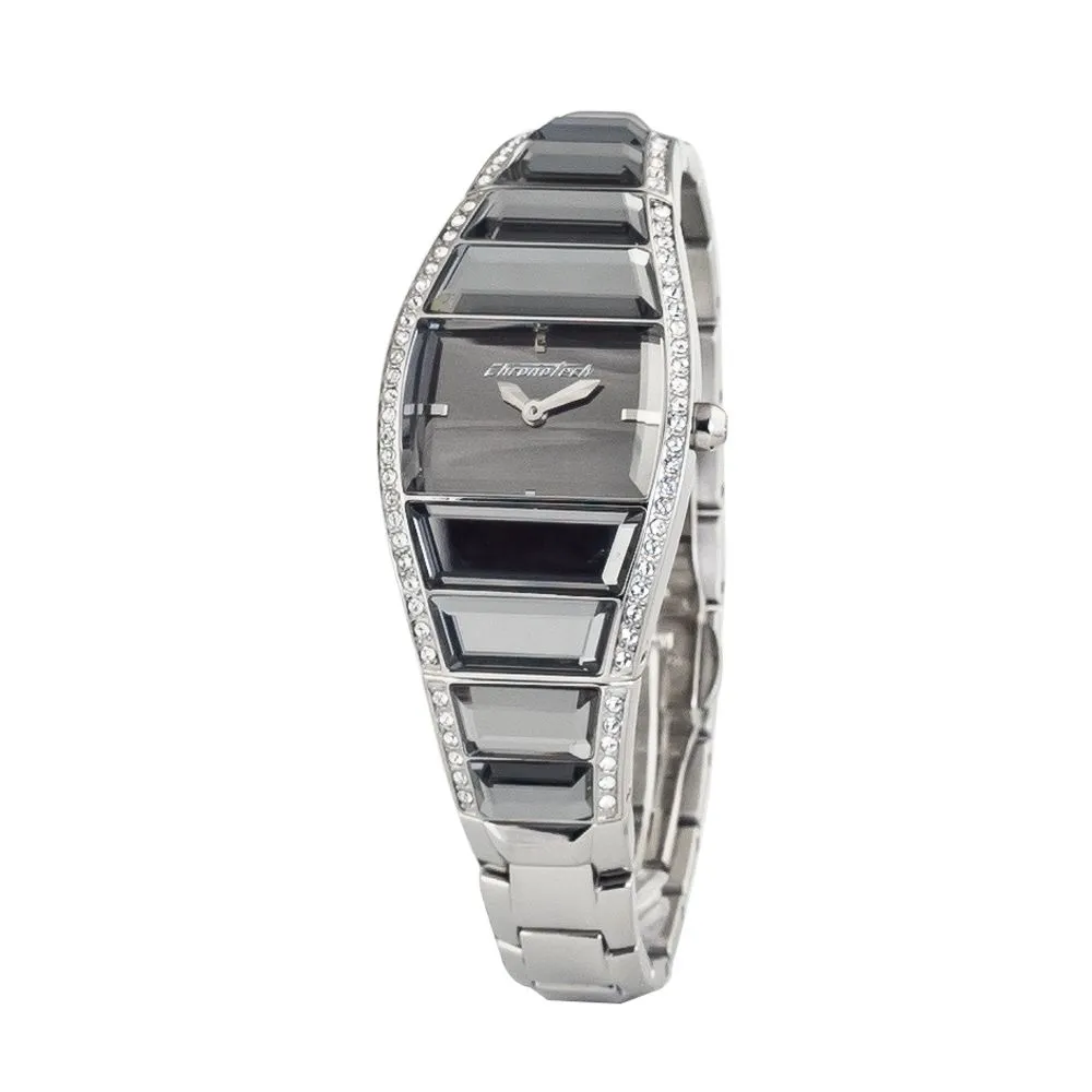 Chronotech Women's Silver Stainless Steel Watch