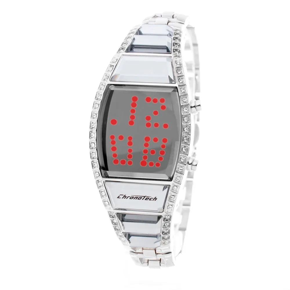 Chronotech Women's Silver Steel Watch