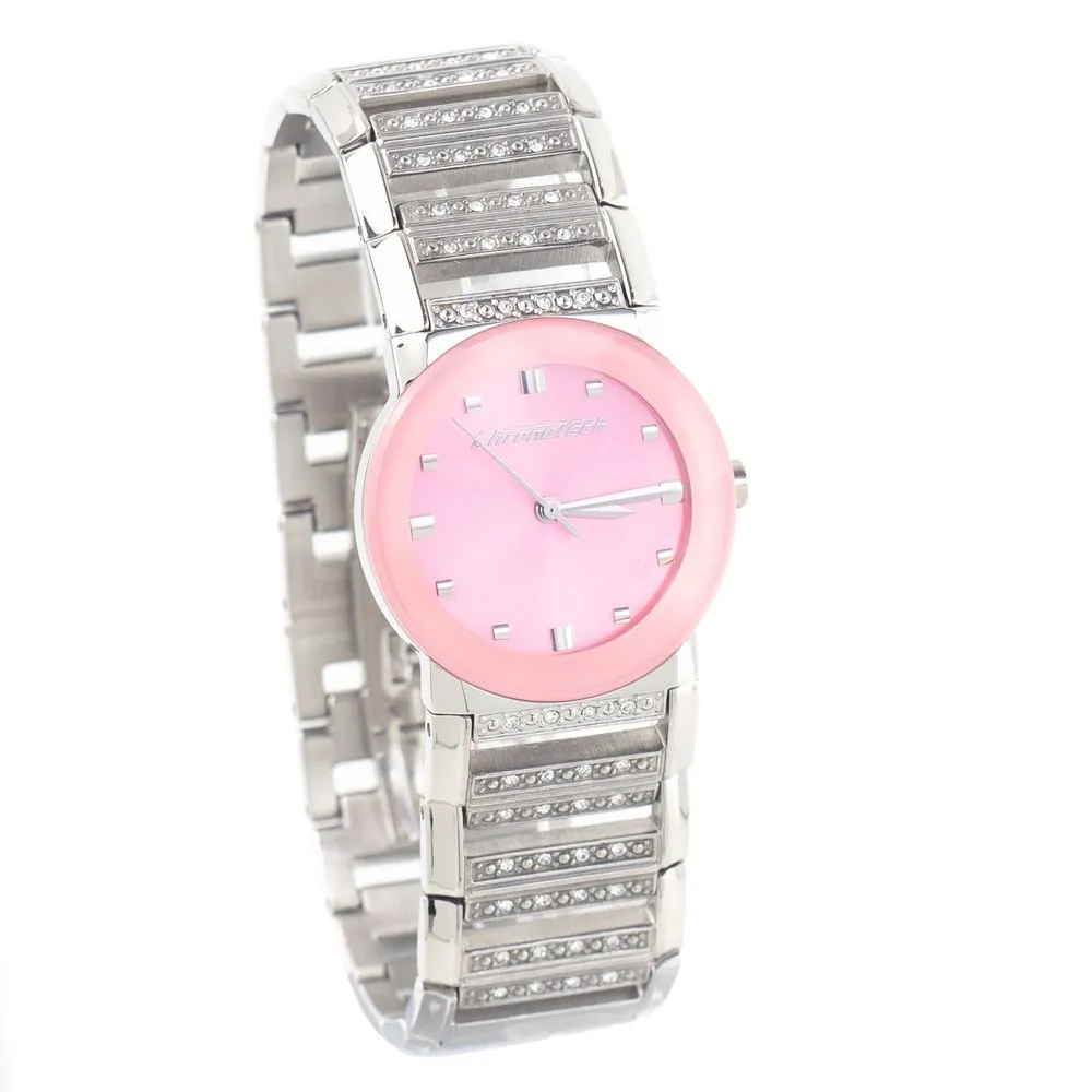 Chronotech Women's Silver Steel Watch