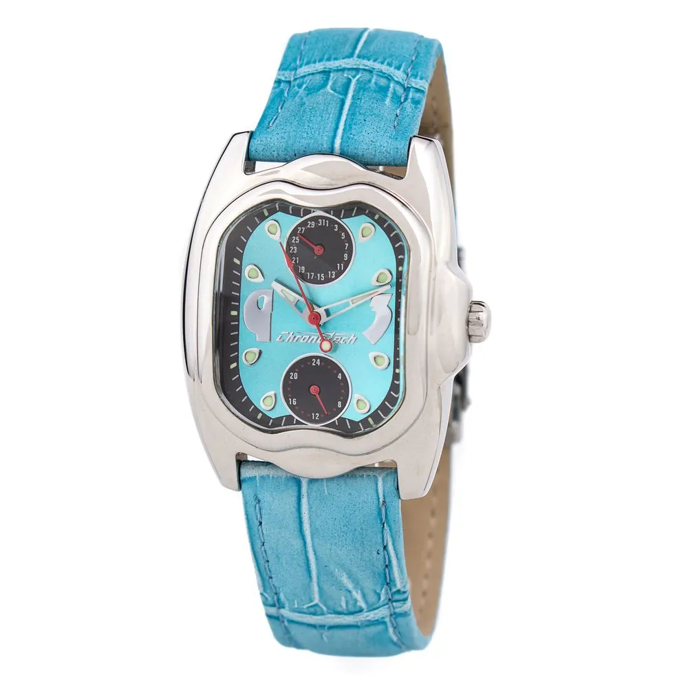 Chronotech Women's Blue Leather Watch