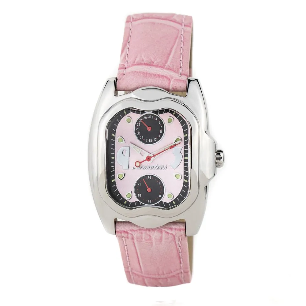 Chronotech Women's Multicolor Leather Watch