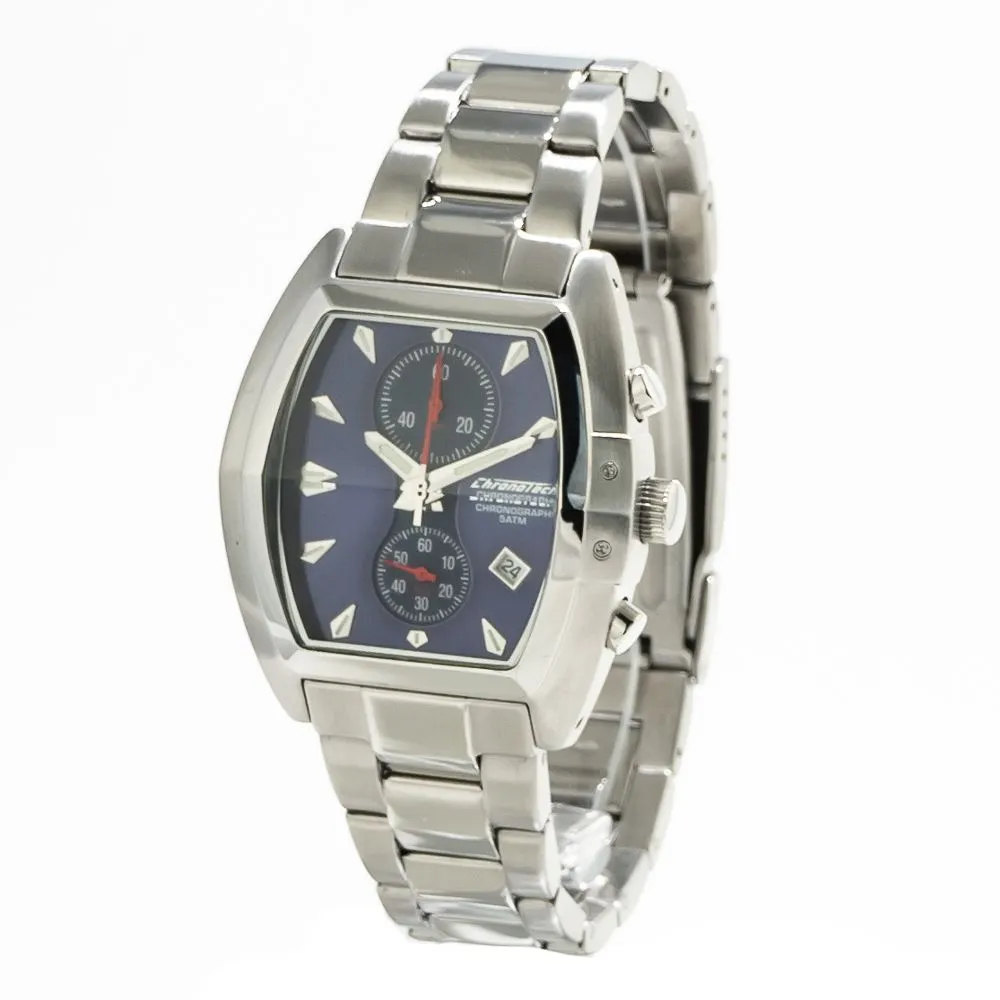 Chronotech Men's Silver Steel Watch