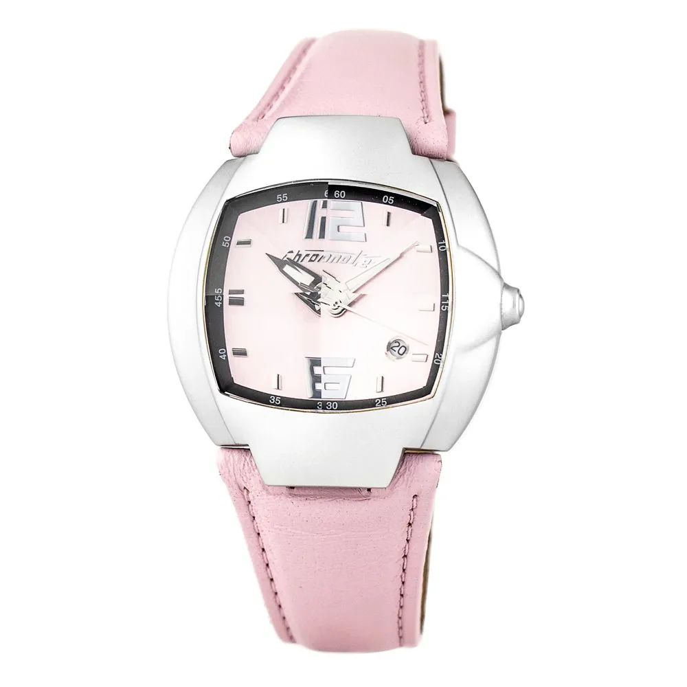Chronotech Men's Multicolor Leather Watch