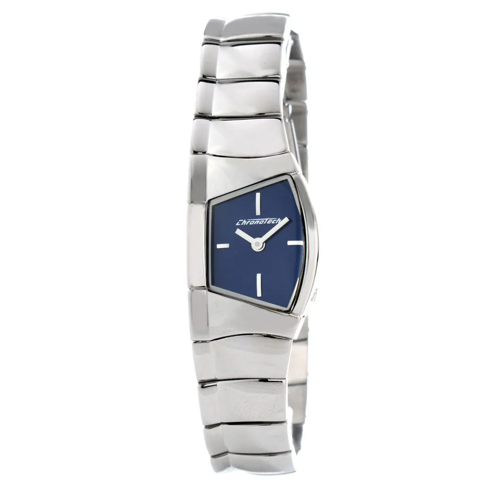 Chronotech Women's Silver Steel Watch