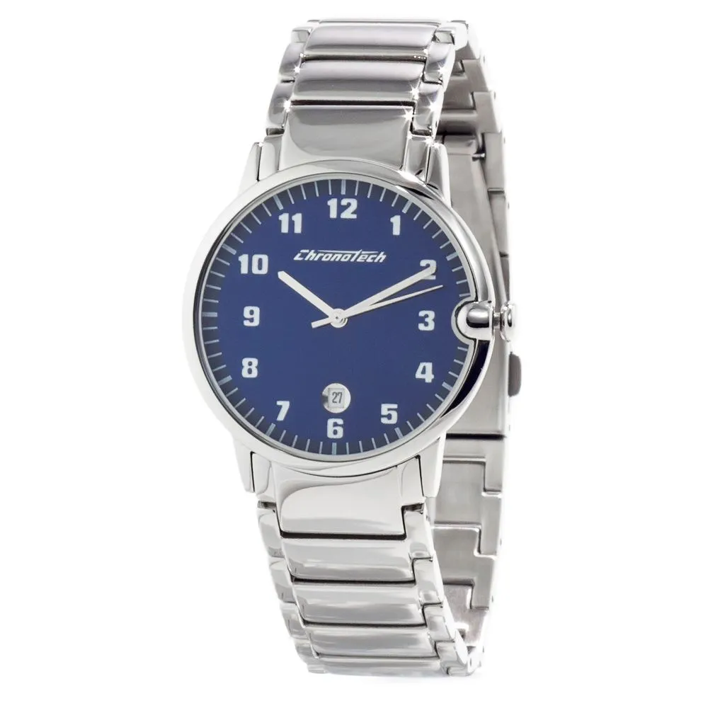 Chronotech Women's Silver Steel Watch
