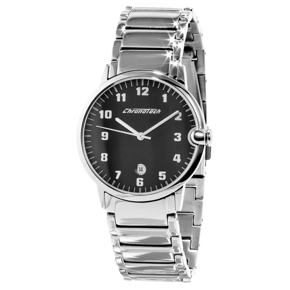 Chronotech Women's Silver Steel Watch