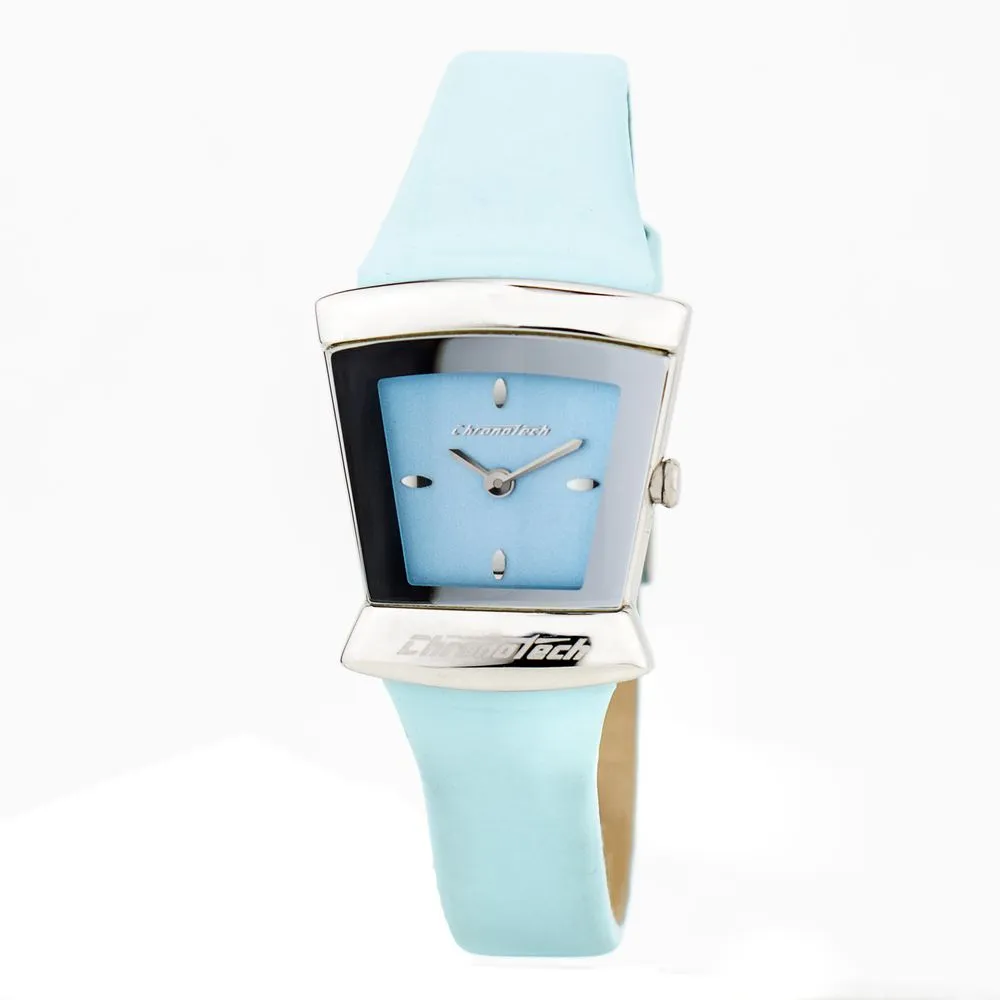 Chronotech Women's Blue Leather Watch