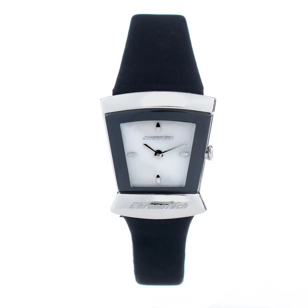 Chronotech Women's Blue Leather Watch