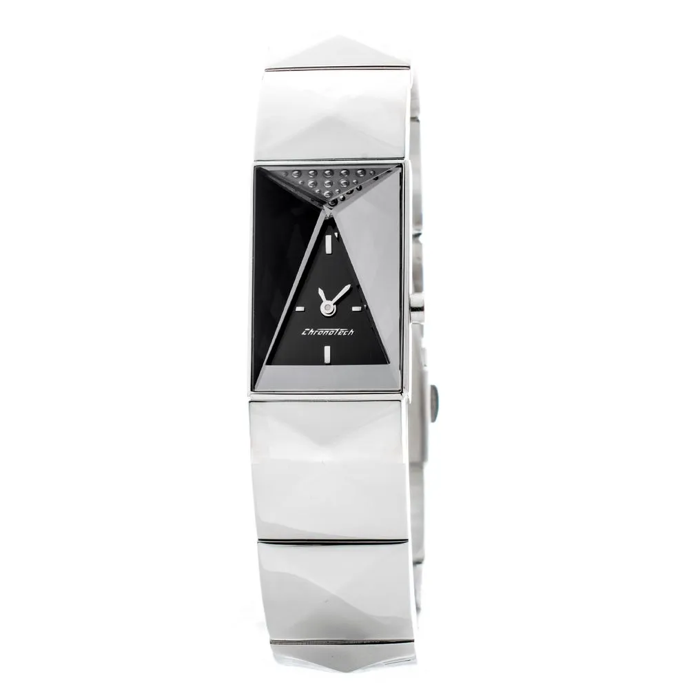 Chronotech Women's Silver Steel Watch