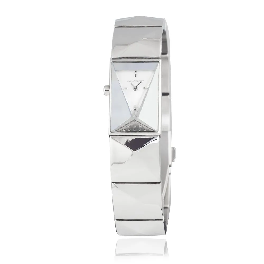 Chronotech Women's Silver Stainless Steel Watch