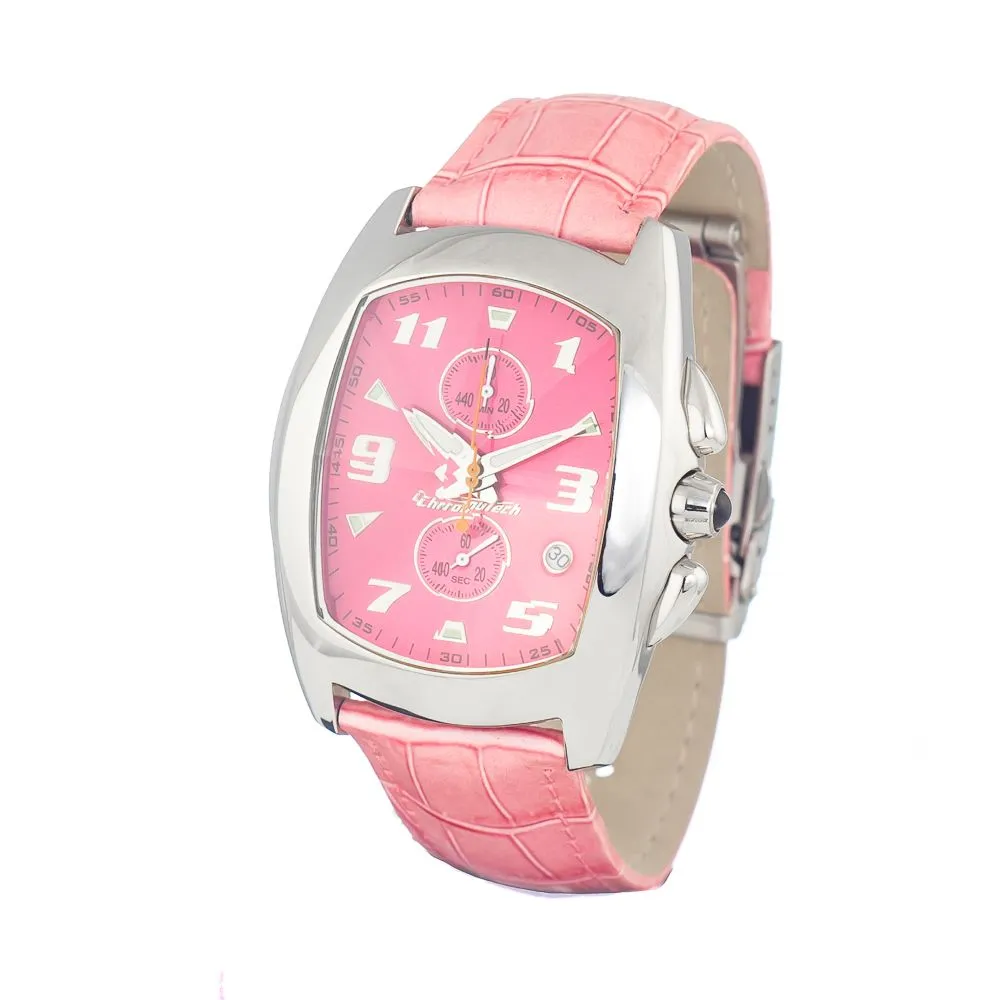 Chronotech Unisex Silver Steel Watch