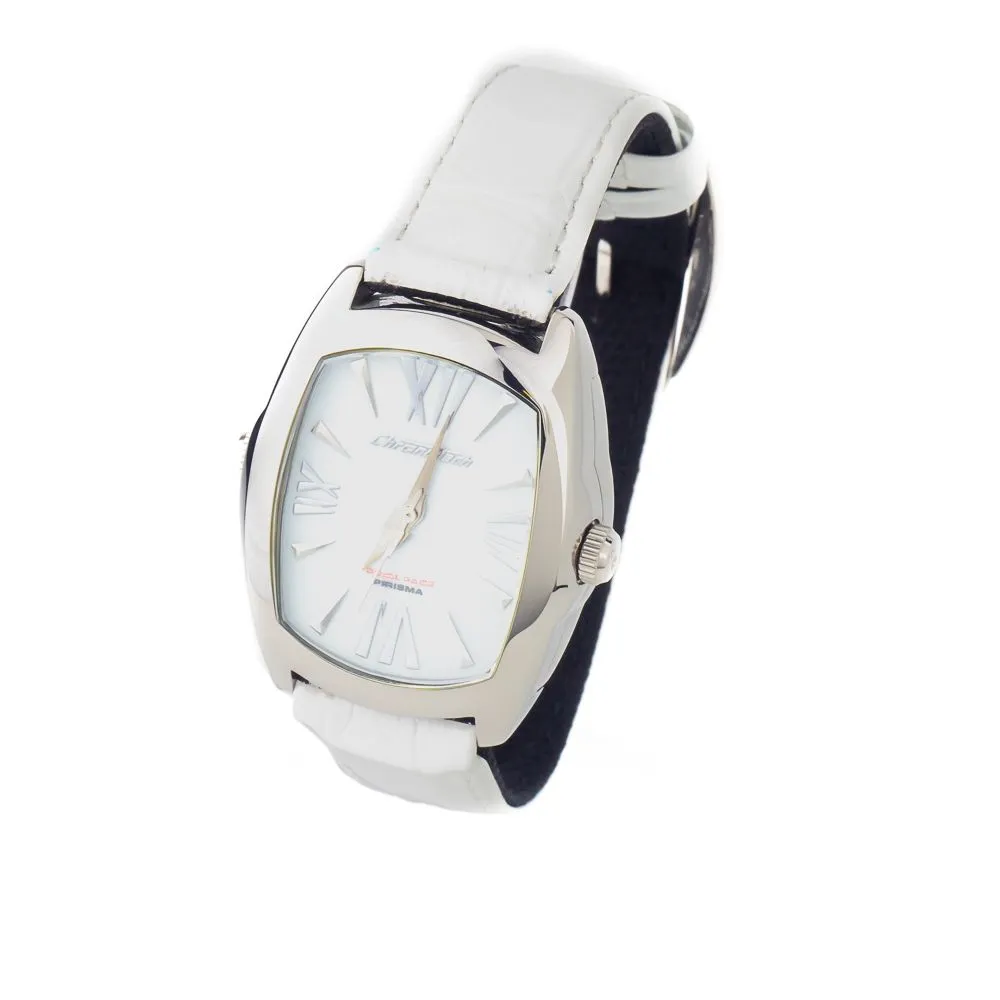 Chronotech Women's Black Leather Watch