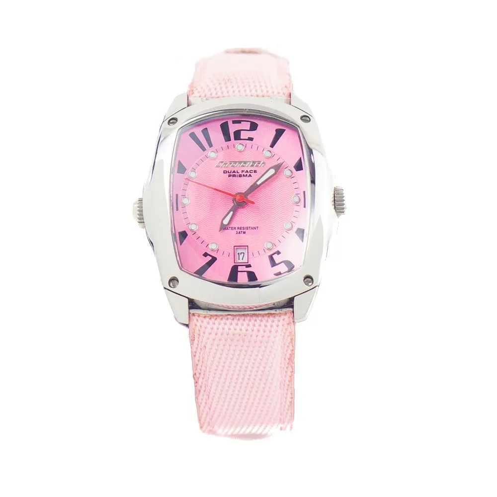Chronotech Women's Multicolor Leather Watch