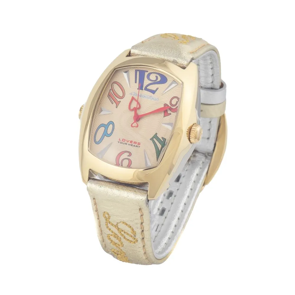 Chronotech Unisex Silver Leather Watch