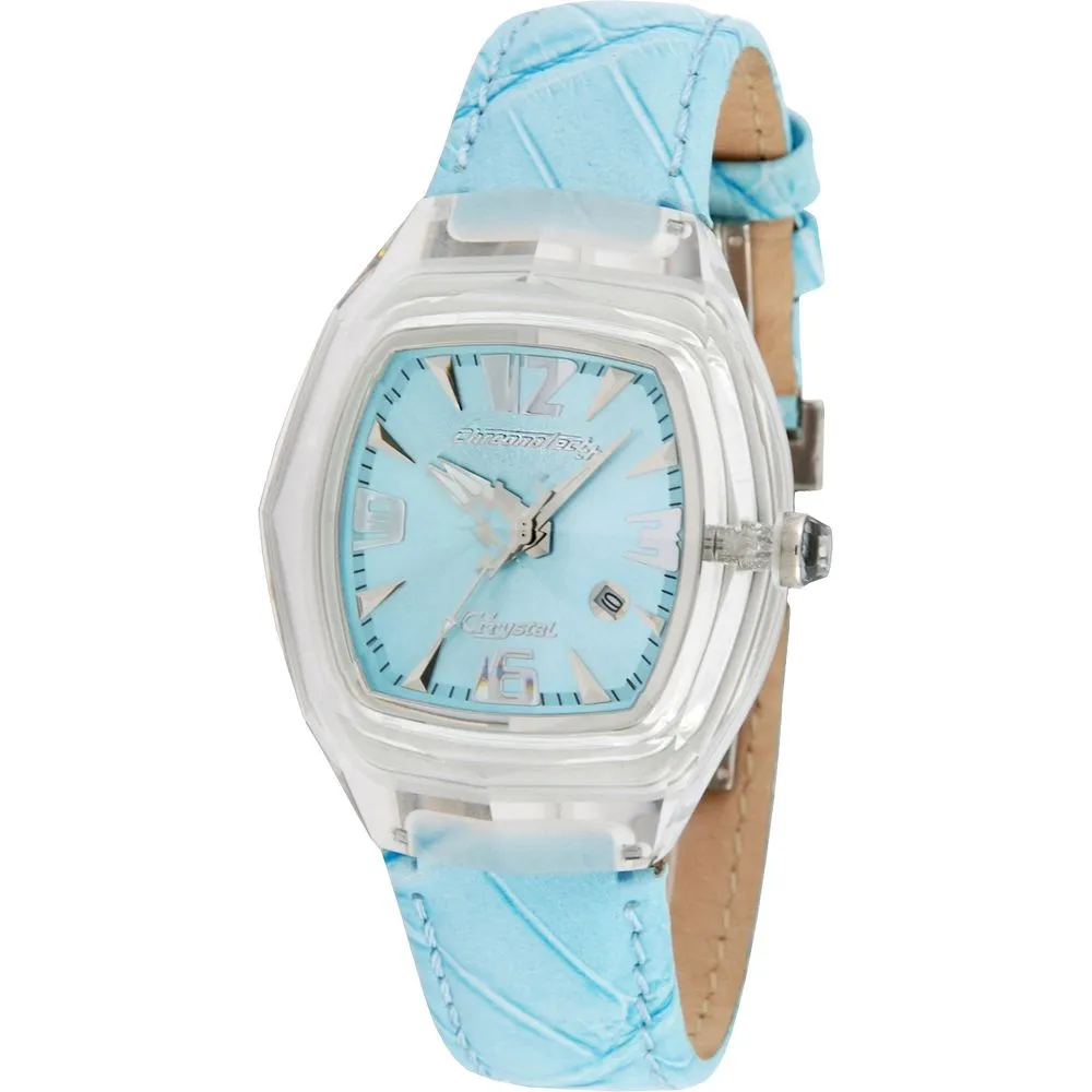 Chronotech Women's Blue Leather Watch