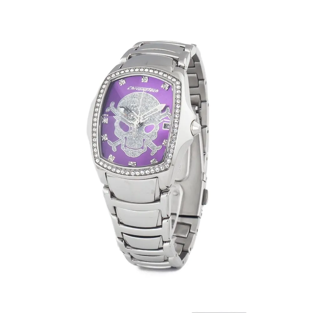 Chronotech Women's Silver Steel Watch