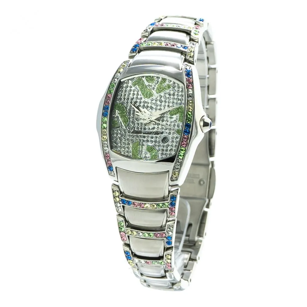Chronotech Women's Silver Steel Watch
