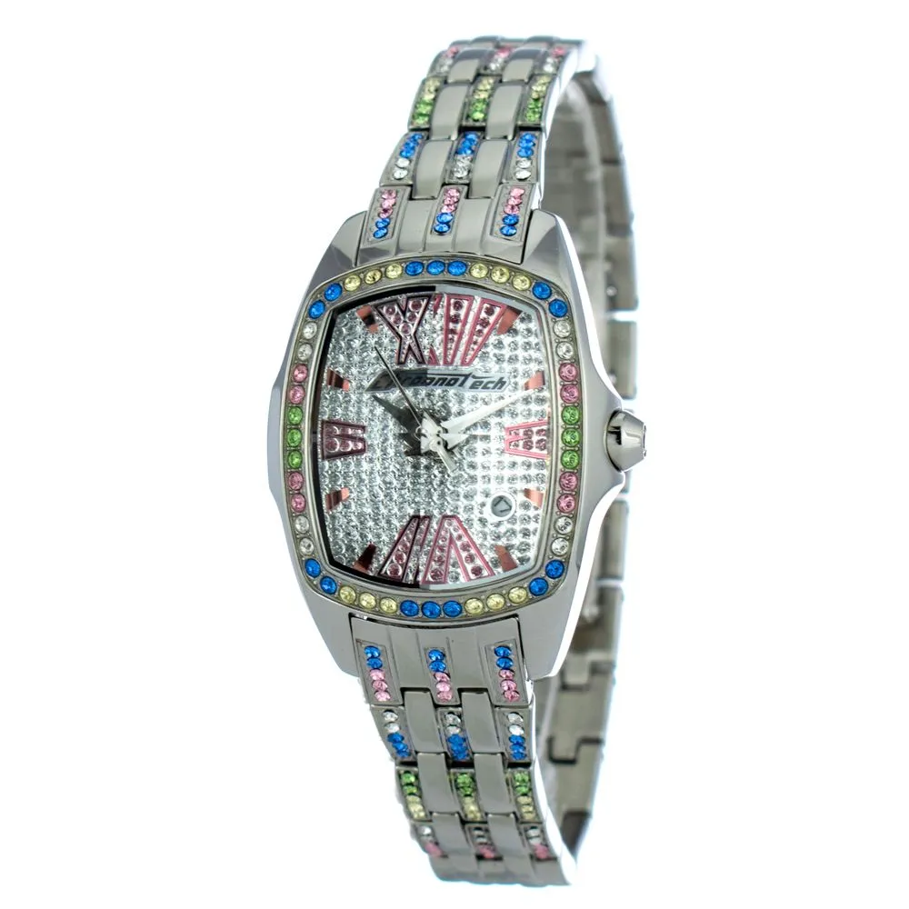 Chronotech Women's Silver Steel Watch