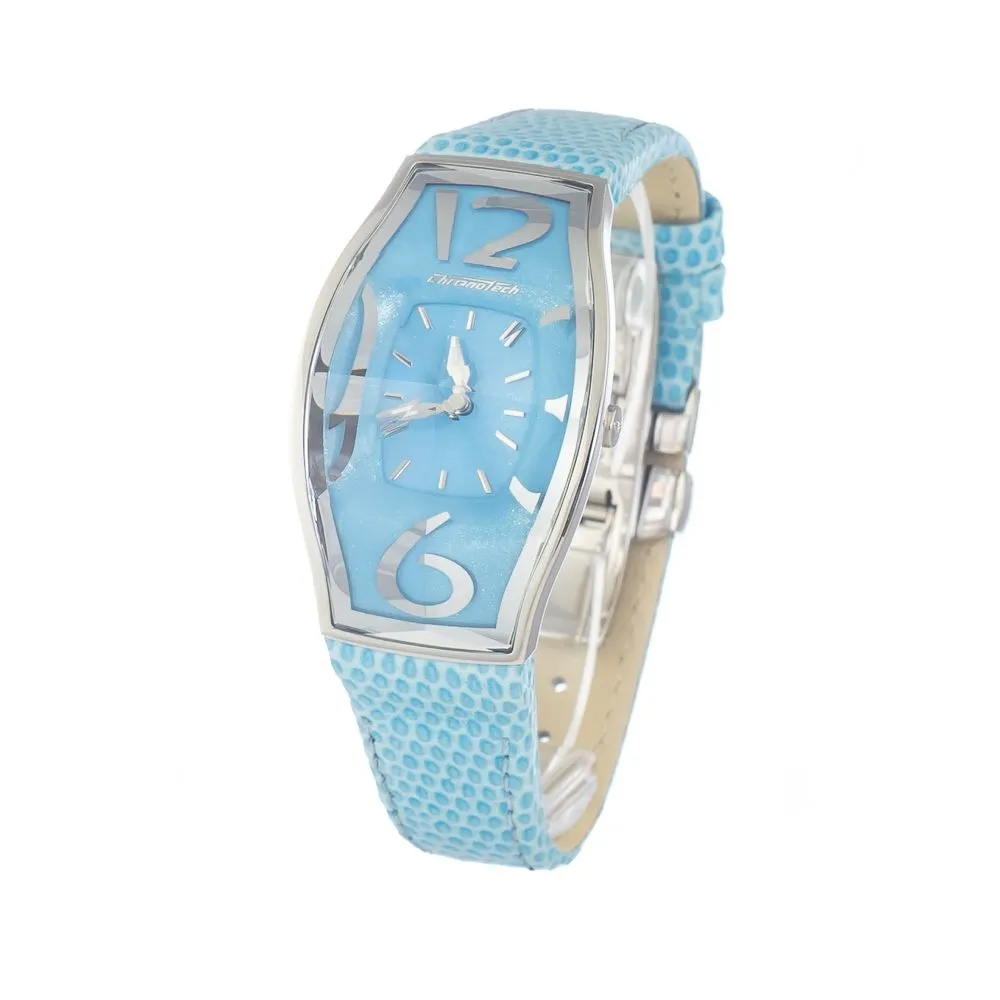 Chronotech Women's Blue Leather Watch