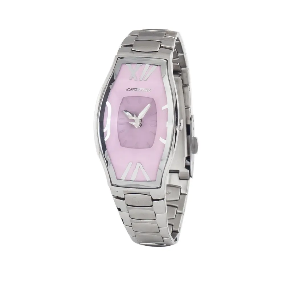 Chronotech Women's Silver Stainless Steel Watch
