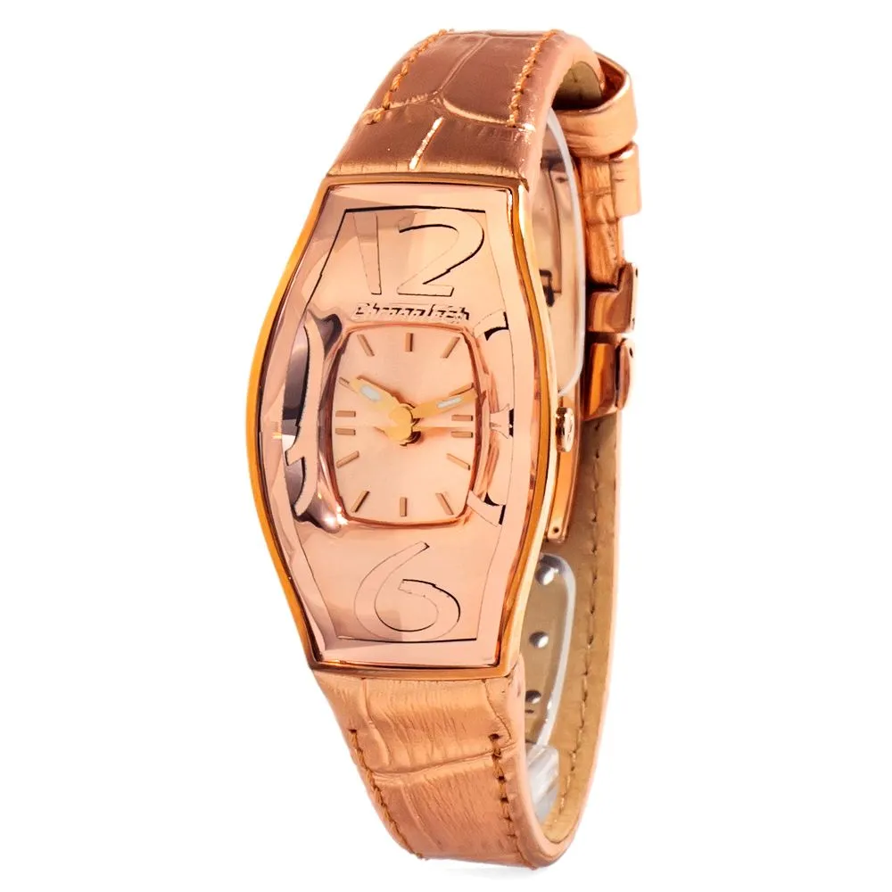 Chronotech Women's Multicolor Leather Watch