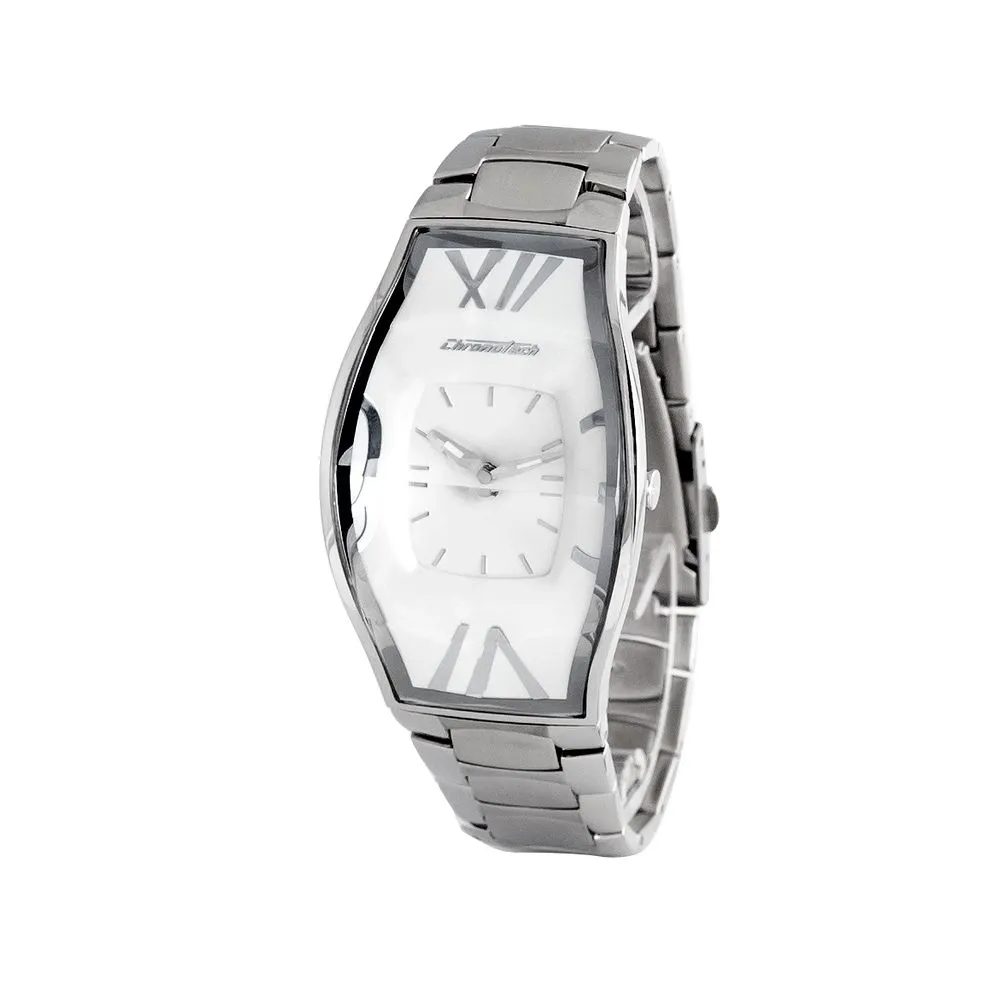 Chronotech Women's Silver Steel Watch