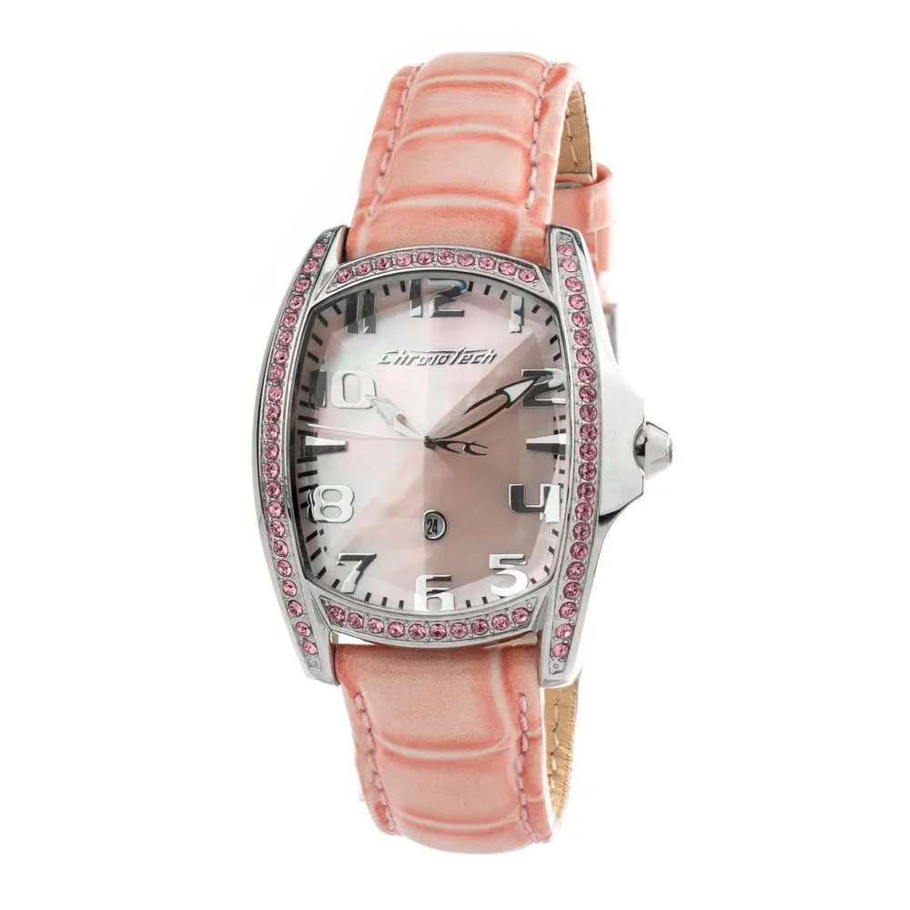 Chronotech Women's Multicolor Leather Watch