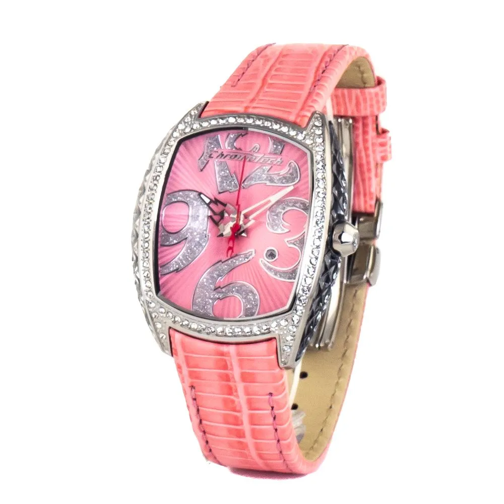 Chronotech Women's Multicolor Leather Watch