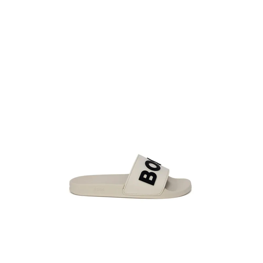 Hugo Boss Men's White Polyethylene Sandal