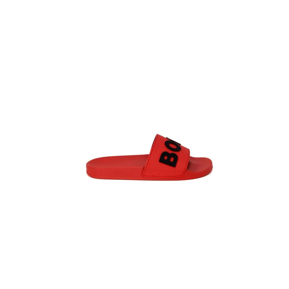 Hugo Boss Men's Red Polyethylene Sandal
