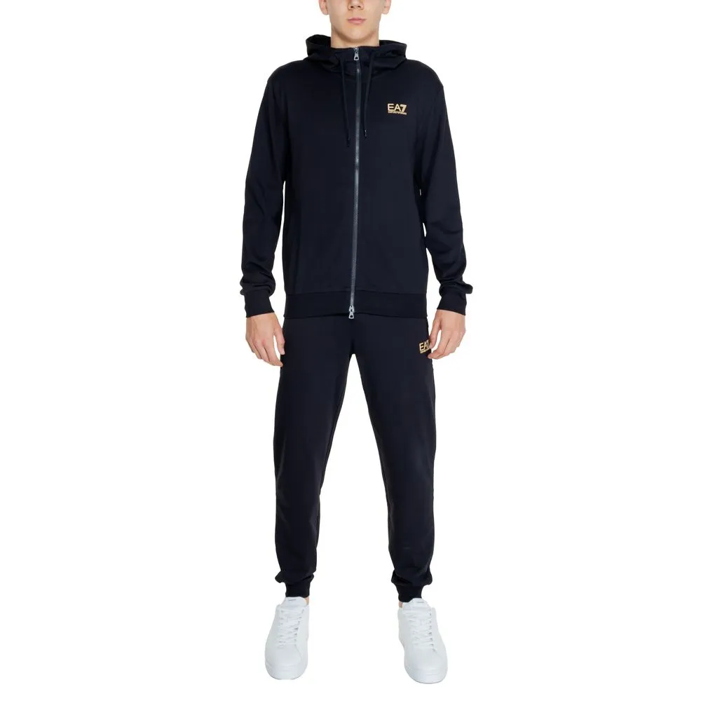 EA7 Emporio Armani Men's Black Cotton Sweatsuit