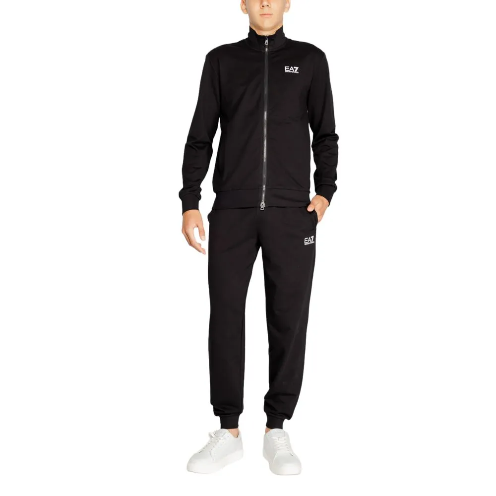 EA7 Emporio Armani Men's Black Cotton Sweatsuit