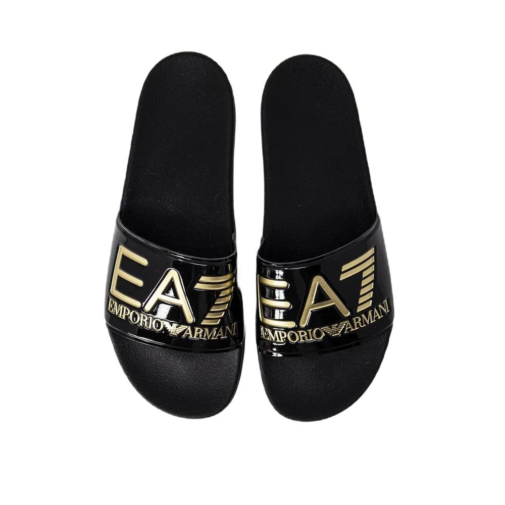 EA7 Emporio Armani Women's Gold Polyethylene Sandal