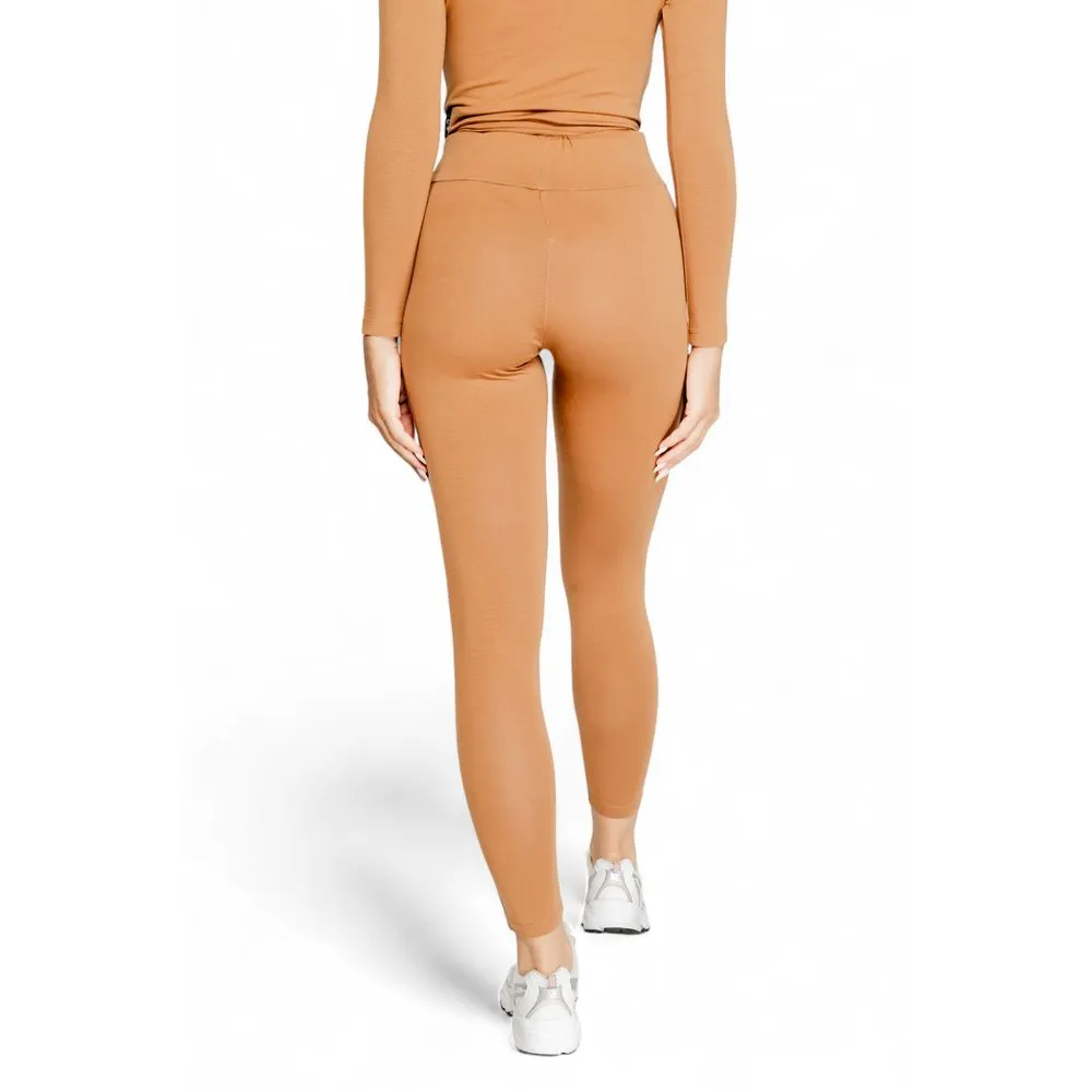 Icon Women's Brown Cotton Jeans & Pant