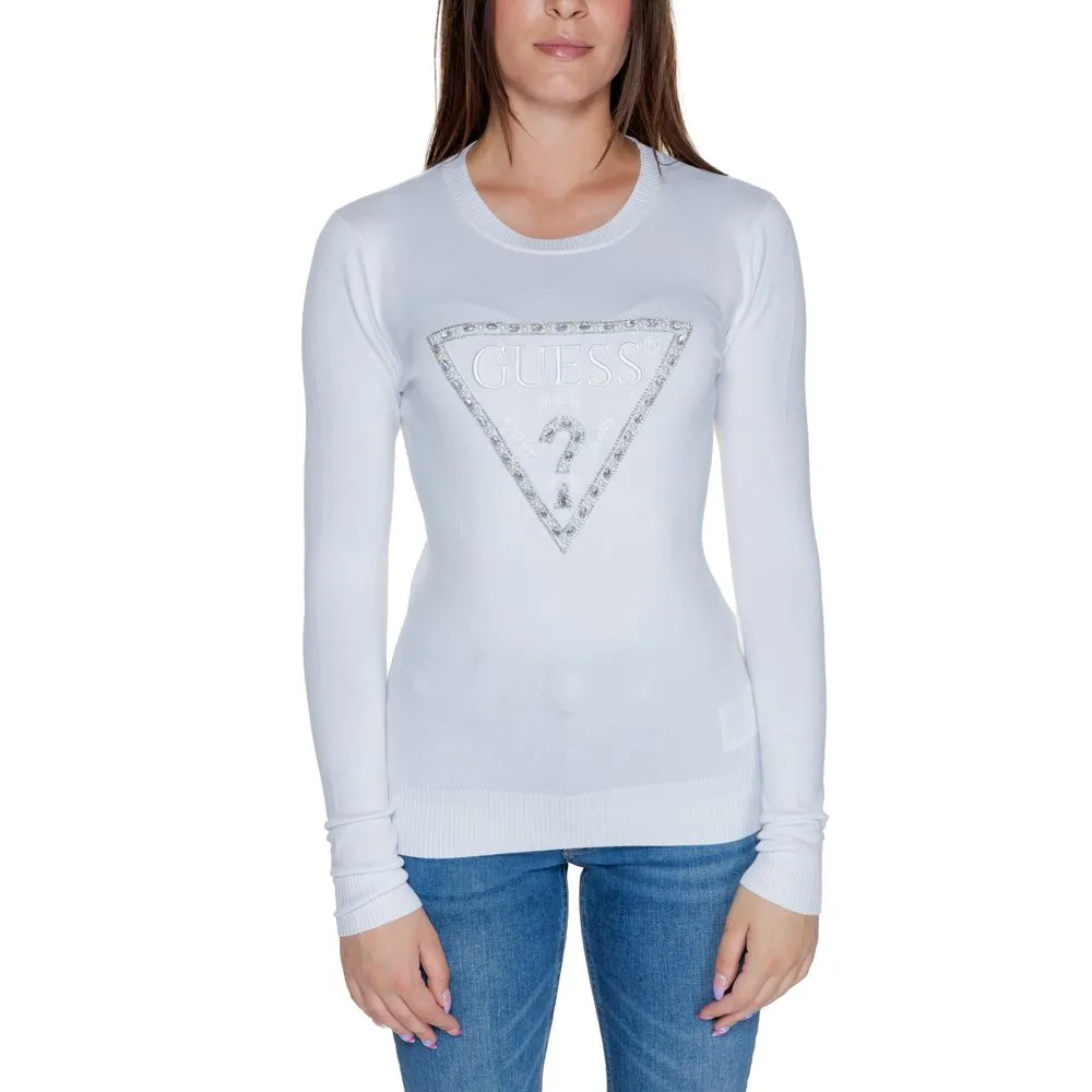 Guess Women's White Viscose Tops & T-Shirt