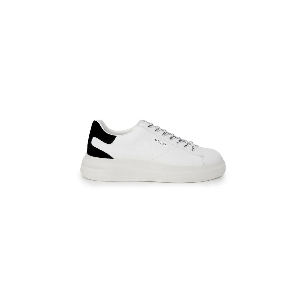 Guess Men's Black And White Polyethylene Sneaker