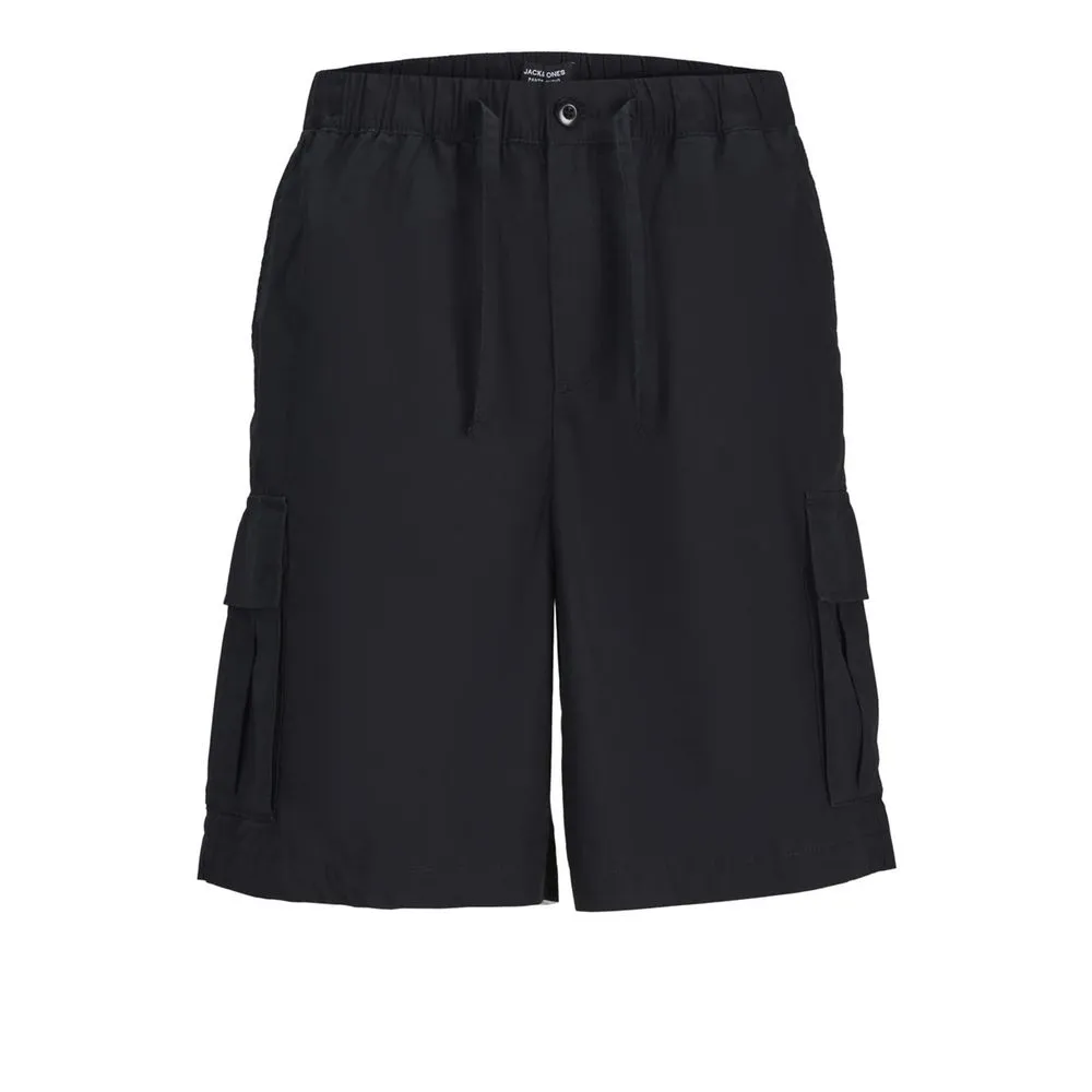 Jack Jones Men's Black Cotton Short