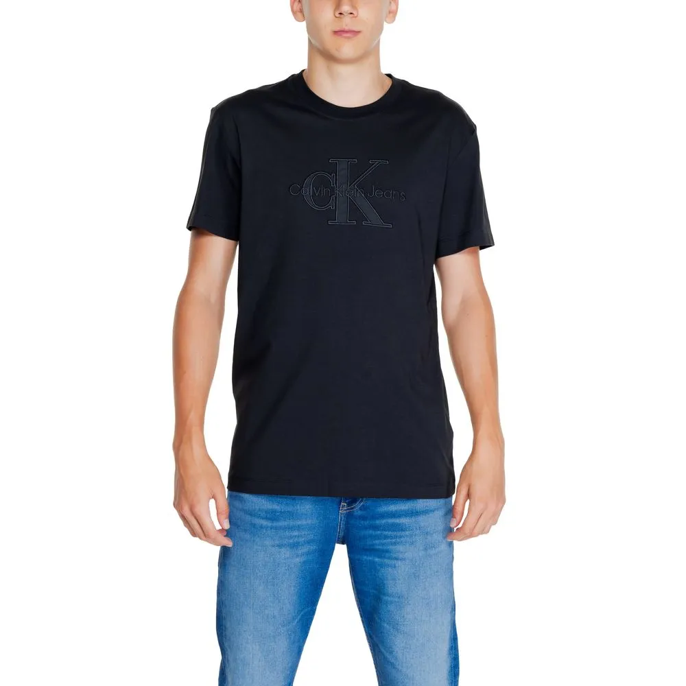 Calvin Klein Jeans Men's Black Cotton T-Shirt