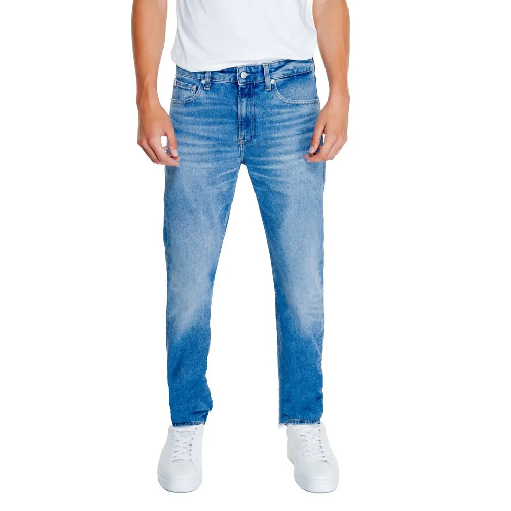 Calvin Klein Jeans Men's Blue BETTER Cotton INITIATIVE Jeans & Pant