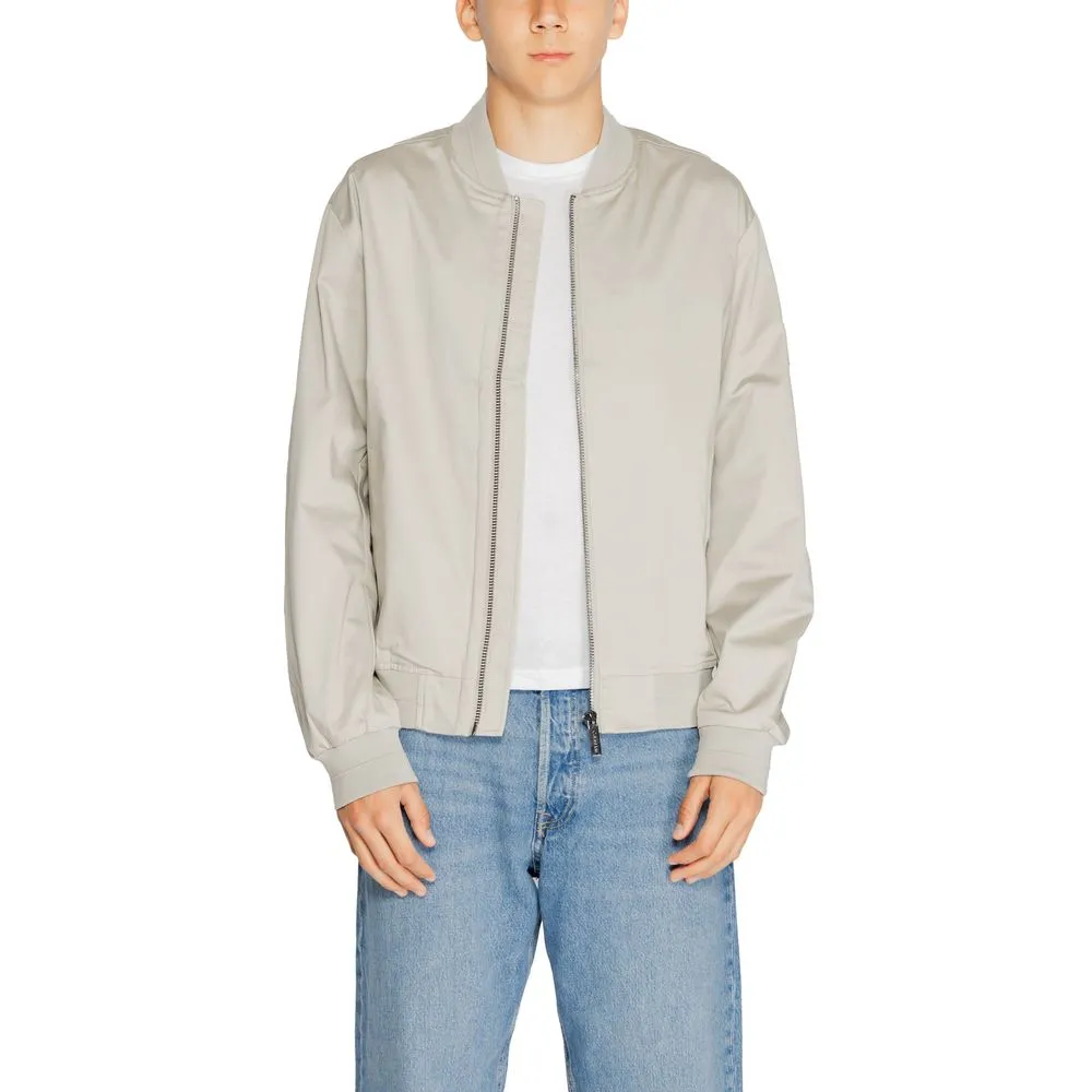 Calvin Klein Men's Gray Organic Cotton Jacket