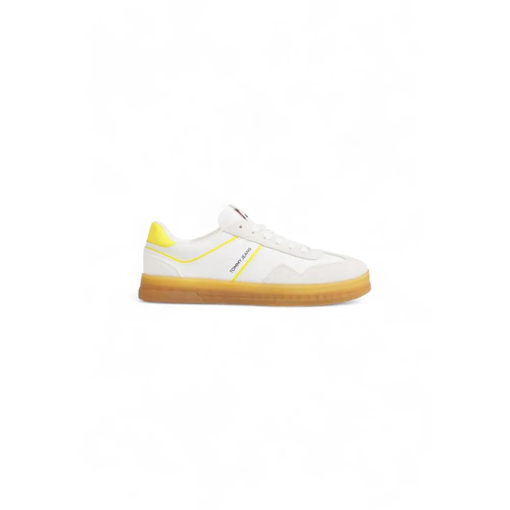 Tommy Hilfiger Women's Yellow Suede Leather Sneaker